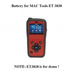 Battery Replacement For MAC Tools ET3838 TPMS Scan Tool